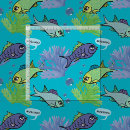 Search for coral reef fabric Marine life