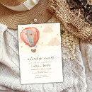 Search for vintage hot air balloon invitations Elegant