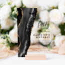 Search for back square invitations Black and gold