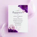 Search for gold purple engagement party invitations Classic
