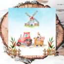 Search for cow and chicken napkins Tractor