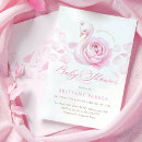 Search for swan baby shower invitations Floral