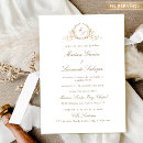 Search for elegant spanish wedding invitations Gold