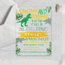 Search for little dino birthday invitations Modern