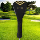 Search for black and gold golf head covers Geometric