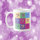 Search for bass clef mugs Band