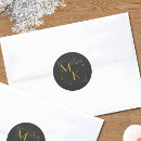 Search for 1920s wedding stickers Black and gold
