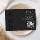 Search for minimalist wedding rsvp cards Simple