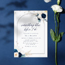 Search for something blue bridal shower invitations Watercolor