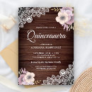 Search for country quinceanera invitations Elegant