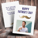 Search for funny mustache fathers day cards Dad