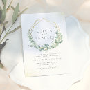 Search for geometric frame wedding invitations Garden