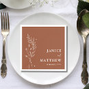 Search for copper napkins Rust and copper shades