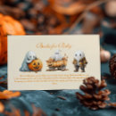 Search for halloween enclosure cards Baby shower