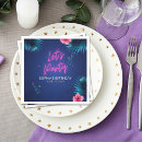 Search for neon napkins Blue
