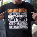 Search for funny drummer tshirts Band