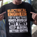 Search for funny electrical engineer tshirts Electrician