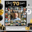 Search for 70th birthday posters Cheers to 70 years