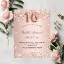 Search for glam sweet 16 invitations Elegant