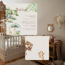 Search for cute monkey square invitations Giraffe