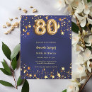 Search for gold star invitations Navy blue
