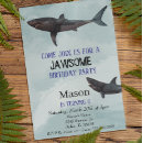 Search for jawsome shark invitations Great white shark