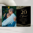 Search for 20th anniversary party invitations Cheers to 20 years