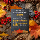 Search for fall bbq invitations Autumn leaves