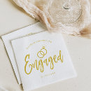 Search for engagement party napkins Script