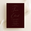 Search for merlot invitations Burgundy