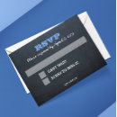 Search for message rsvp cards Blue
