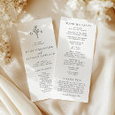 Search for outline wedding programs Black and white