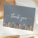 Search for summer meadow thank you cards Watercolor wildflowers