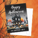 Search for haunted postcards Gothic haunted house