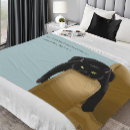 Search for black cat blankets Funny