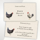 Search for chicken poultry business cards Rustic