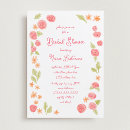 Search for feminine bridal shower invitations Garden party