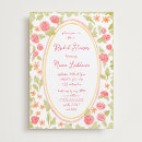 Search for orange bridal shower invitations Watercolor flowers