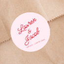 Search for retro valentine stickers Pink and red