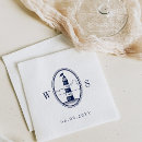Search for lighthouse napkins Navy blue