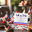 Search for 4th of july invitations Minimalist
