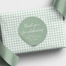 Search for green plaid stickers Gingham