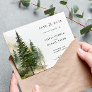 Search for mountain landscape save the dates Simple