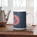 Search for blue and white checks mugs Modern