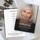 Search for celebration of life programmes Funeral order of service