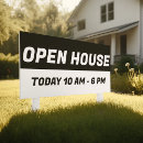 Search for real estate open house signs Home for sale