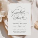Search for grandmother baby shower invitations For her