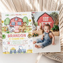 Search for sheep birthday invitations Tractor