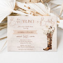 Search for rustic brunch and bubbly invitations Cowgirl boots