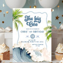 Search for the big one birthday invitations Baby boy
